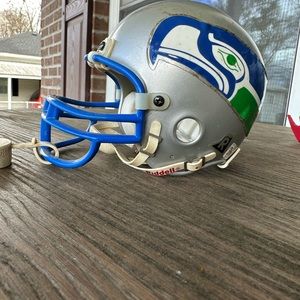 Vintage 1995 RIDDELL SEATTLE SEAHAWKS NFL 3 5/8 MINI HELMET.